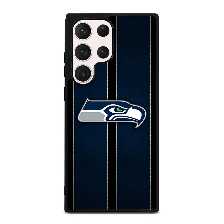 SEATTLE SEAHAWKS NFL METAL STRIPE Samsung Galaxy S23 Ultra Case Cover