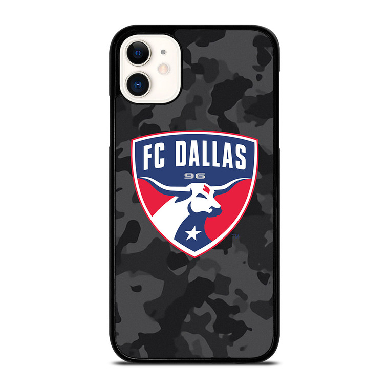 FC DALLAS MLS BLACK CAMO iPhone 11 Case Cover