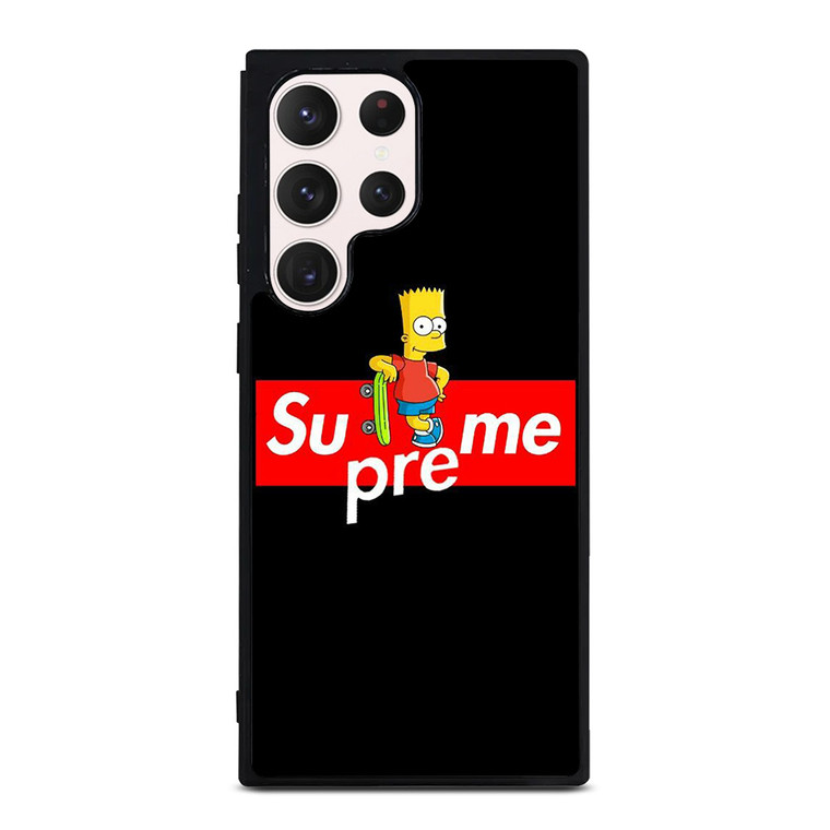SUPREME BART SIMPSONS SKATEABOARD Samsung Galaxy S23 Ultra Case Cover