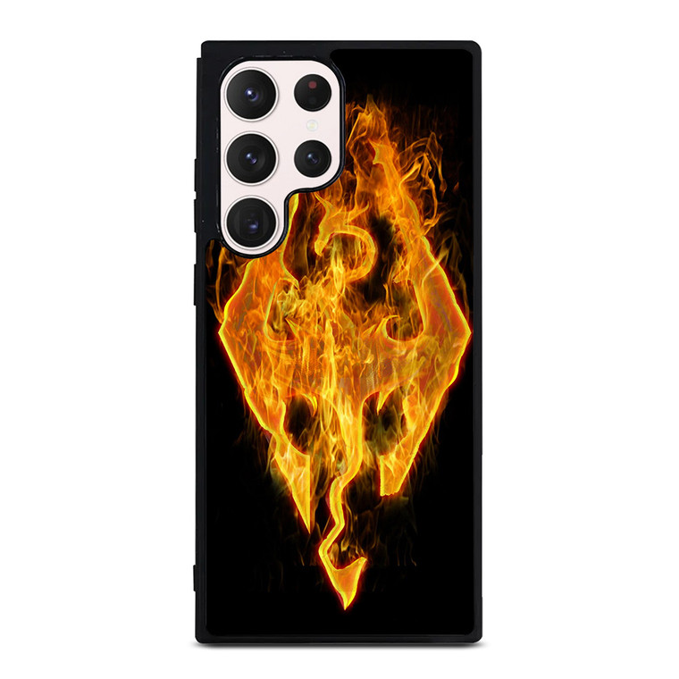 THE ELDER SCROLLS SKYRIM FIRE SIGN Samsung Galaxy S23 Ultra Case Cover