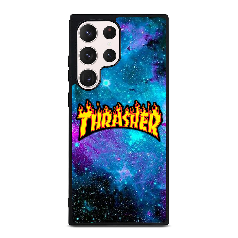 THRASHER SKATEBOARD NEBULA Samsung Galaxy S23 Ultra Case Cover