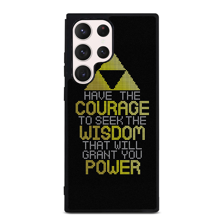 TRIFORCE ZELDA QUOTES Samsung Galaxy S23 Ultra Case Cover