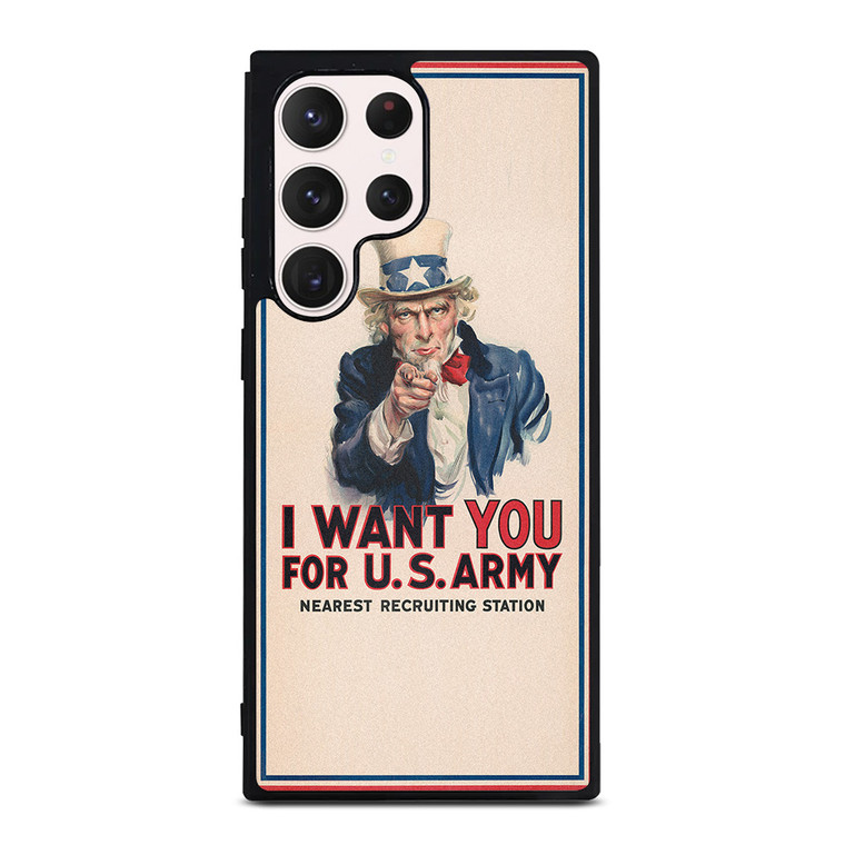 UNCLE SAM UNITED STATES ARMY Samsung Galaxy S23 Ultra Case Cover