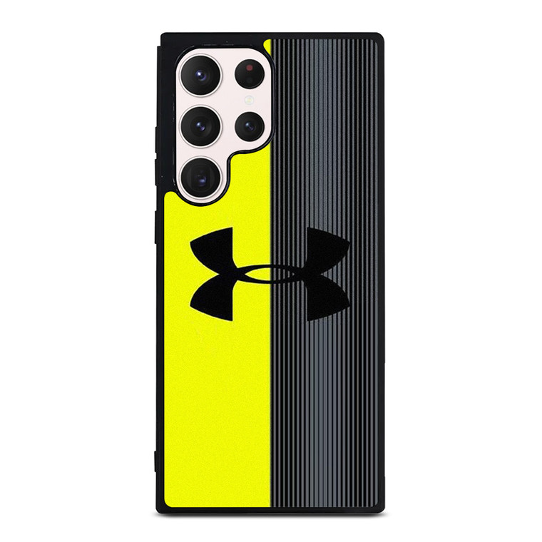 UNDER ARMOUR YELLOW STRIPE Samsung Galaxy S23 Ultra Case Cover