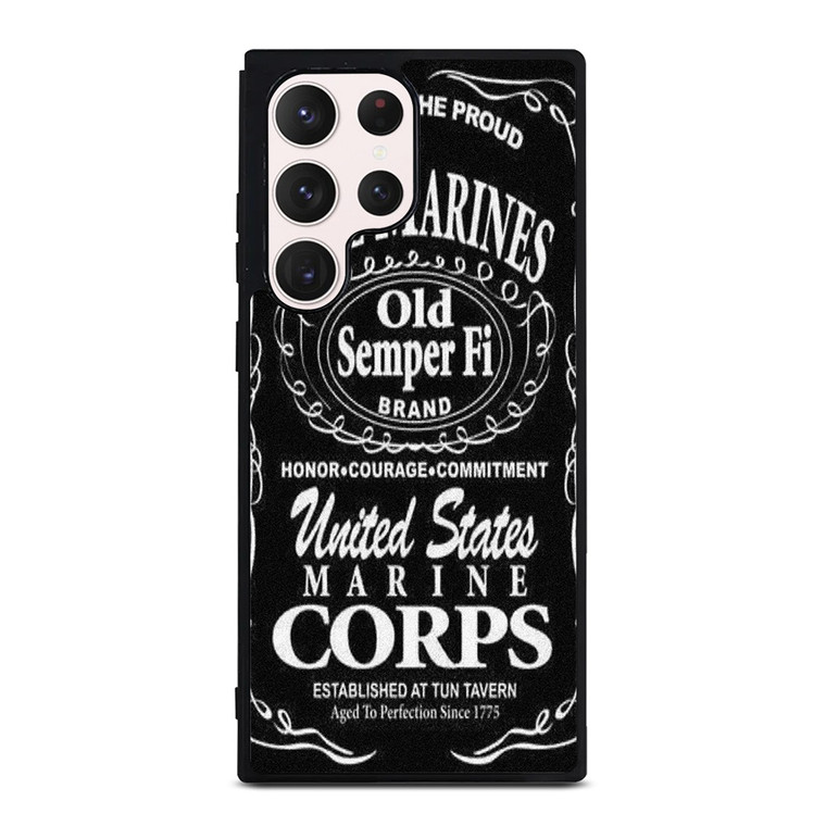 UNITED STATES US MARINE CORPS Samsung Galaxy S23 Ultra Case Cover