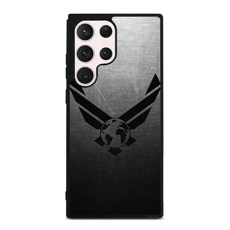 USAF UNITED STATES AIR FORCES LOGO METAL Samsung Galaxy S23 Ultra Case Cover