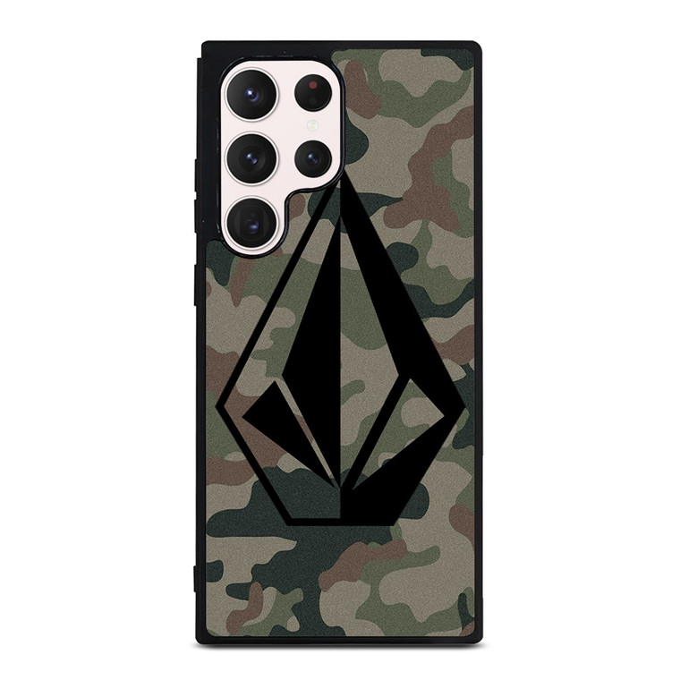 VOLCOM LOGO CAMO Samsung Galaxy S23 Ultra Case Cover