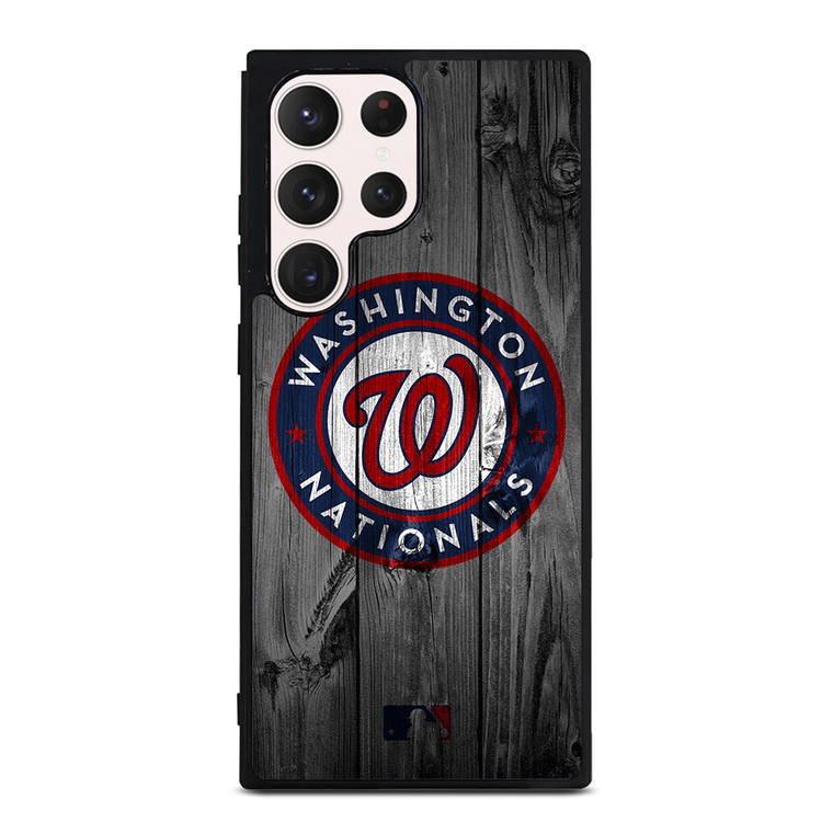 WASHINGTON NATIONALS BASEBALL MLB WOOD LOGO Samsung Galaxy S23 Ultra Case Cover
