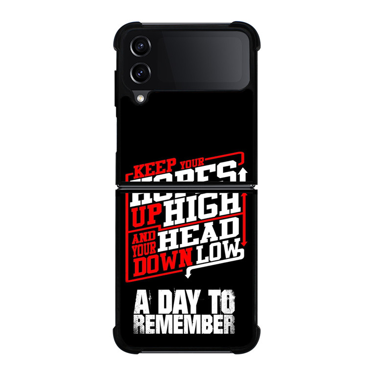 A DAY TO REMEMBER QUOTES Samsung Galaxy Z Flip 4 Case Cover