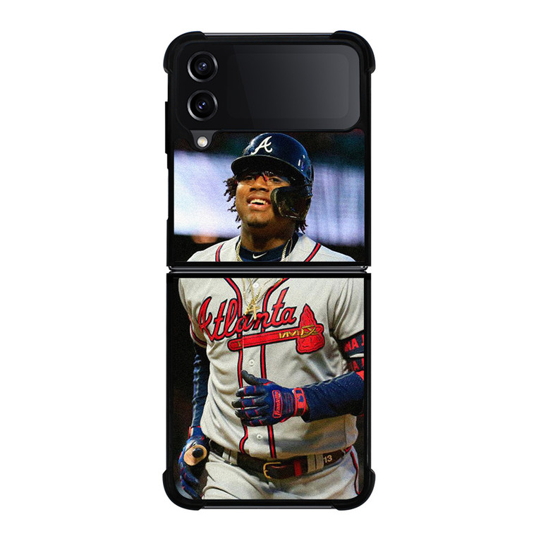ACUNA JR ATLANTA BRAVES Samsung Galaxy Z Flip 4 Case Cover ACUNA JR ATLANTA BRAVES Samsung Galaxy Z Flip 4 Case Cover