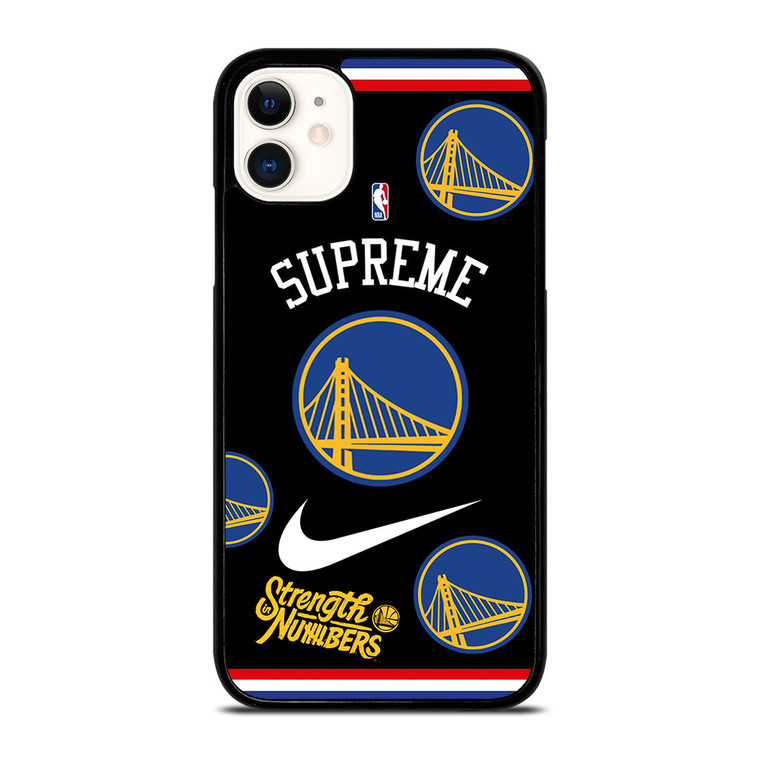 GOLDEN STATE WARRIORS NBA X SUPREME NIKE iPhone 11 Case Cover