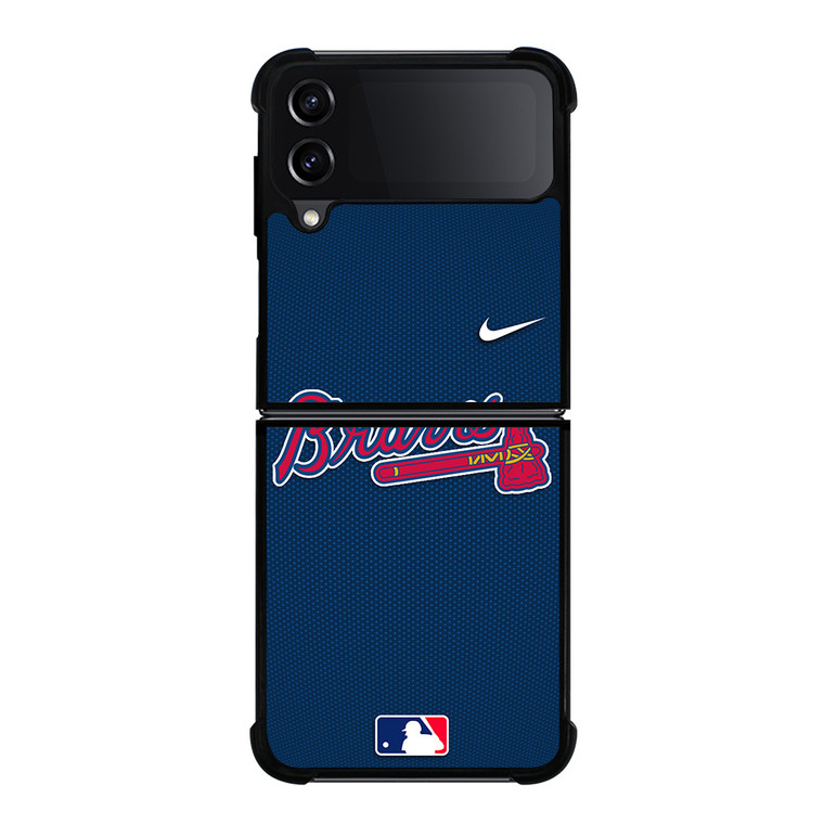 ATLANTA BRAVES MLB BASEBALL NIKE Samsung Galaxy Z Flip 4 Case Cover