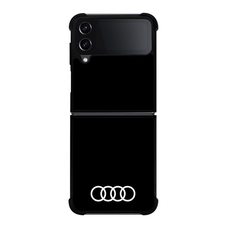 AUDI CAR LOGO BLACK Samsung Galaxy Z Flip 4 Case Cover