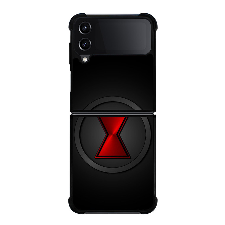 BLACK WIDOW METAL LOGO Samsung Galaxy Z Flip 4 Case Cover
