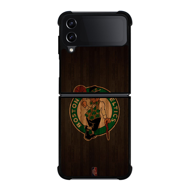 BOSTON CELTICS BASKETBALL COURT NBA Samsung Galaxy Z Flip 4 Case Cover