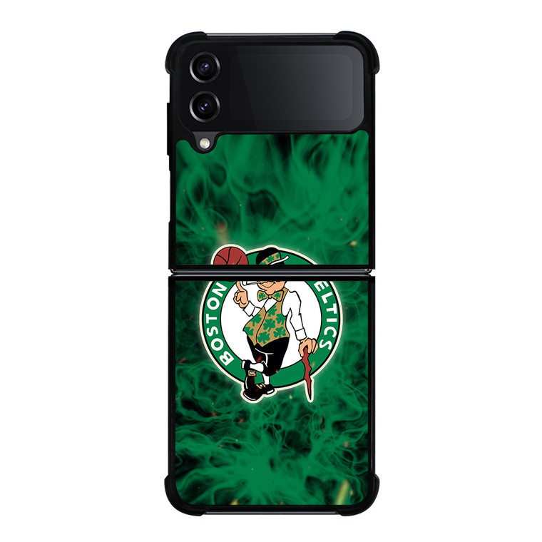 BOSTON CELTICS BASKETBALL NBA FIRE Samsung Galaxy Z Flip 4 Case Cover