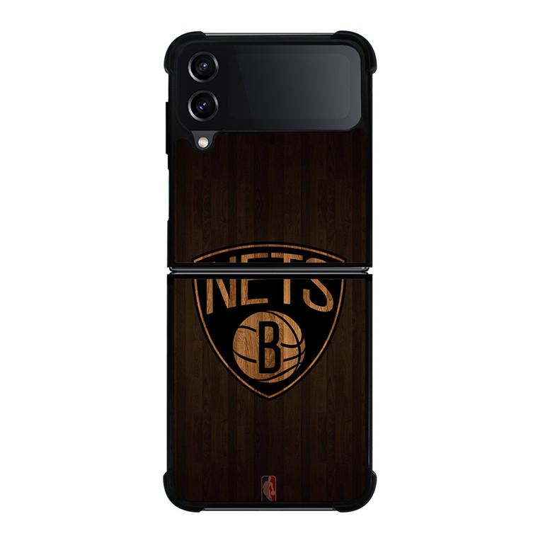BROOKLYN NETS BASKETBALL COURT NBA Samsung Galaxy Z Flip 4 Case Cover