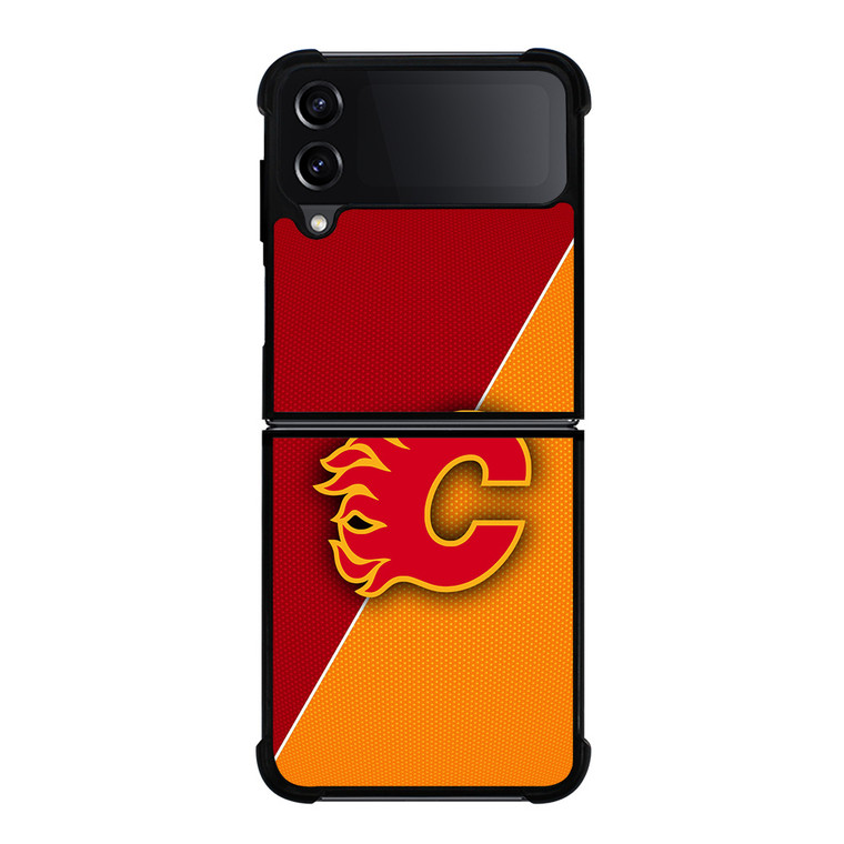 CALGARY FLAMES NHL HOCKEY LOGO Samsung Galaxy Z Flip 4 Case Cover
