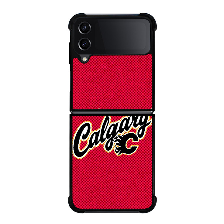 CALGARY FLAMES NHL HOCKEY NIKE Samsung Galaxy Z Flip 4 Case Cover