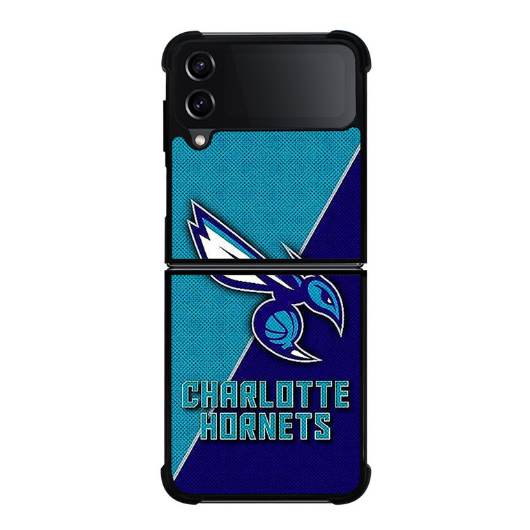 CHARLOTTE HORNETS NBA BASKETBALL LOGO Samsung Galaxy Z Flip 4 Case Cover