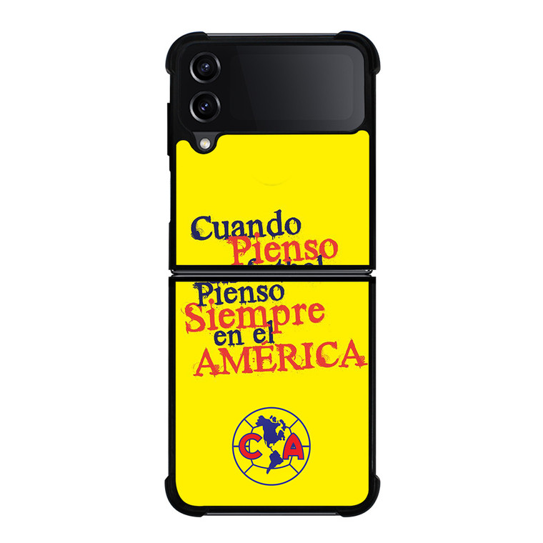 CLUB AMERICA FOOTBALL FANS Samsung Galaxy Z Flip 4 Case Cover