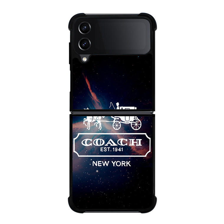 COACH NEW YORK NEBULA LOGO Samsung Galaxy Z Flip 4 Case Cover