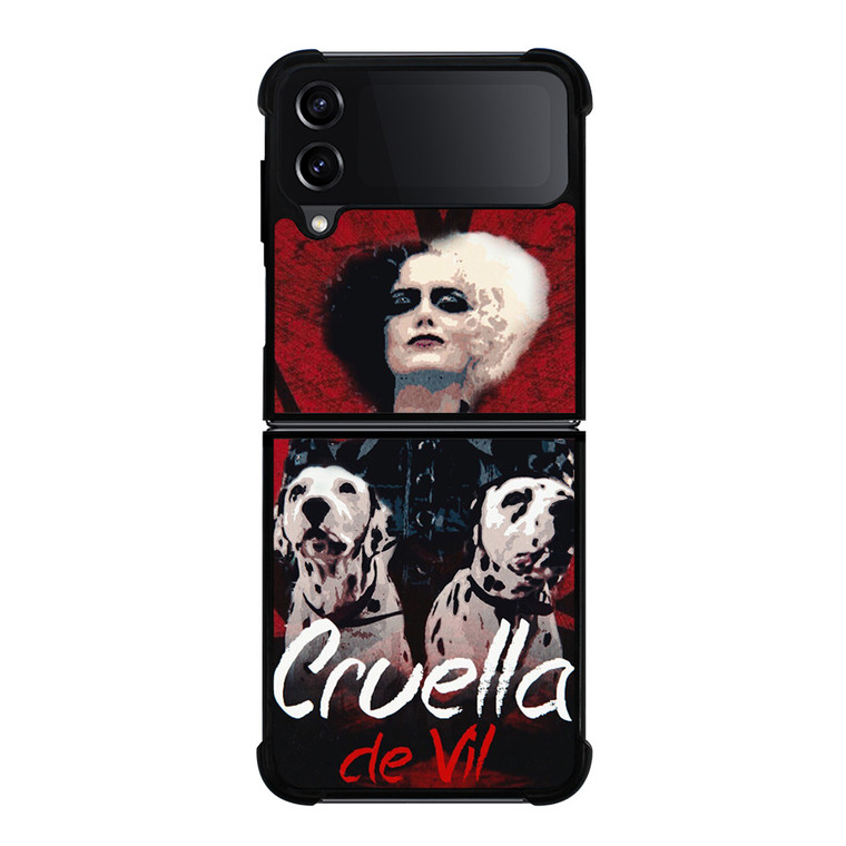 DISNEY CRUELLA DE VIL DALMATIAN Samsung Galaxy Z Flip 4 Case Cover