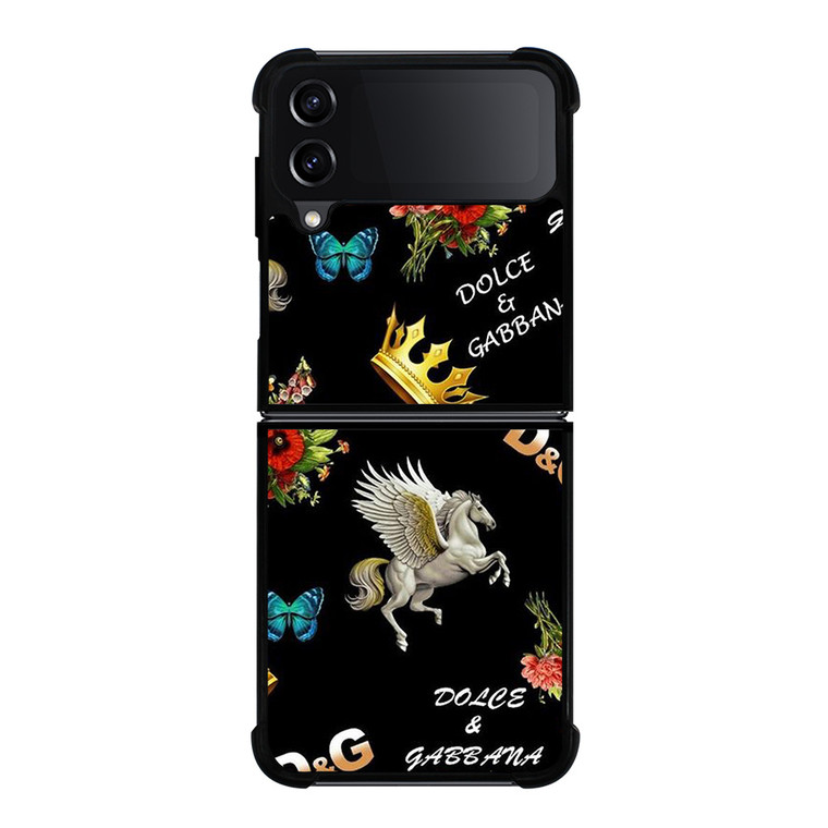 DOLCE AND GABBANA LUXURY PATTERN Samsung Galaxy Z Flip 4 Case Cover