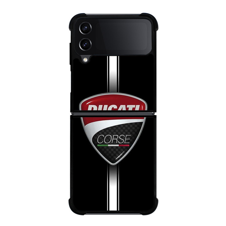 DUCATI CORSE MOTOR LOGO Samsung Galaxy Z Flip 4 Case Cover