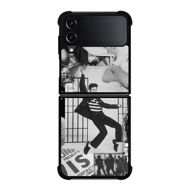 ELVIS PRESLEY COLLAGE 2 Samsung Galaxy Z Flip 4 Case Cover ELVIS PRESLEY COLLAGE 2 Samsung Galaxy Z Flip 4 Case Cover