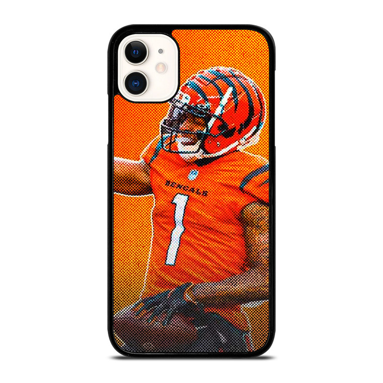JAMARR CHASE CINCINNATI BENGALS NFL FOOTBALL 2 iPhone 11 Case Cover