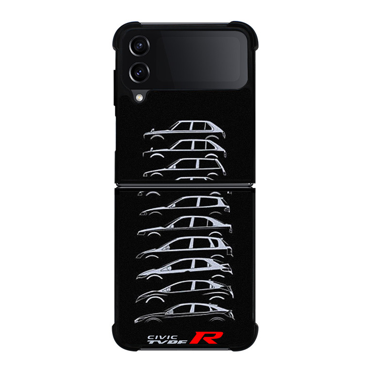 HONDA CIVIC TYPE R EVOLUTION Samsung Galaxy Z Flip 4 Case Cover