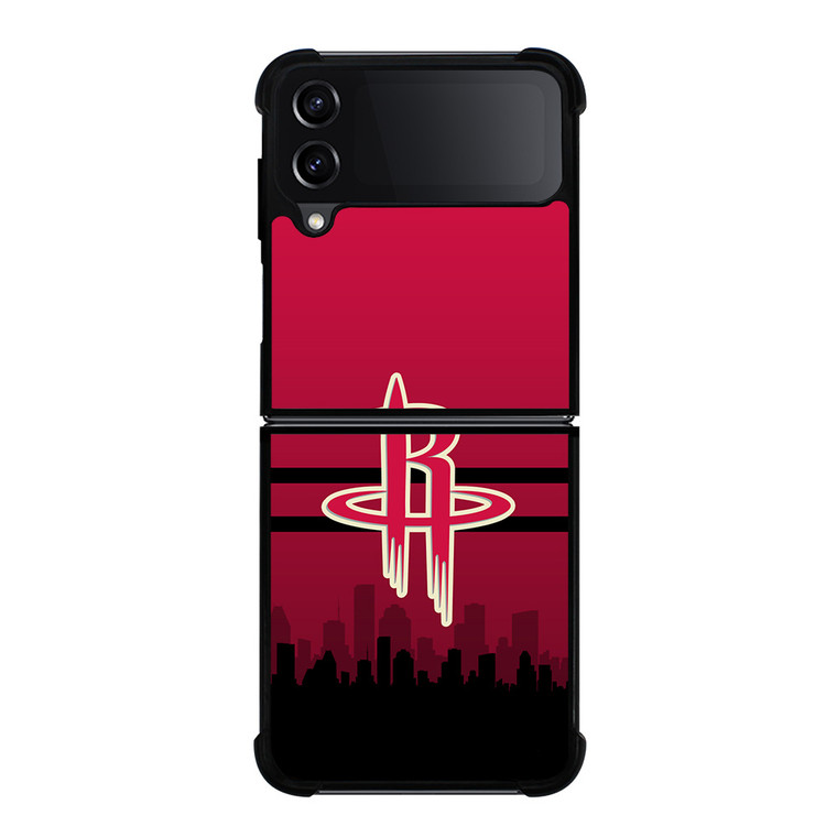 HOUSTON ROCKETS NBA SKYLINE Samsung Galaxy Z Flip 4 Case Cover