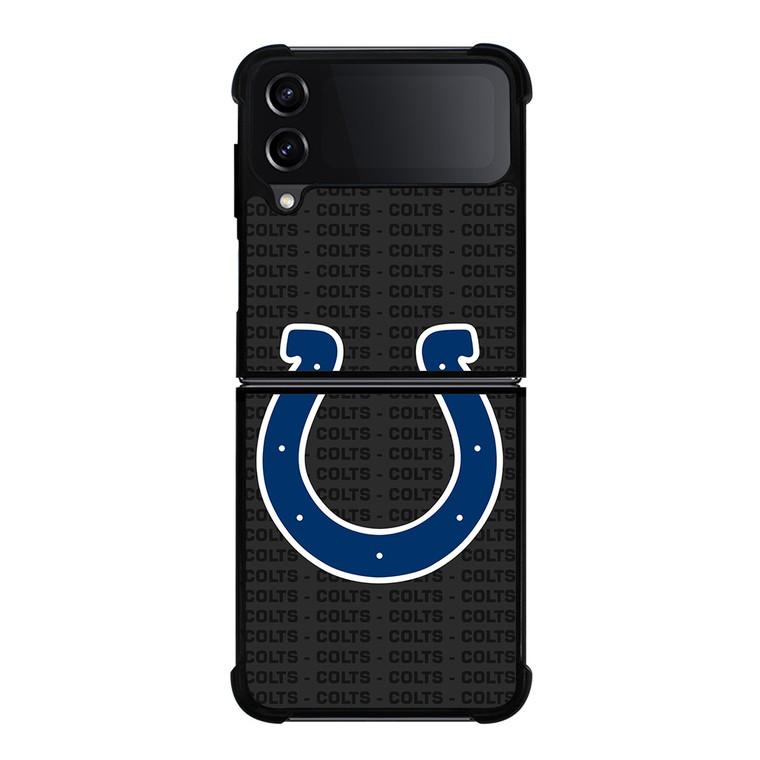 INDIANAPOLIS COLTS FOOTBALL TEXT Samsung Galaxy Z Flip 4 Case Cover