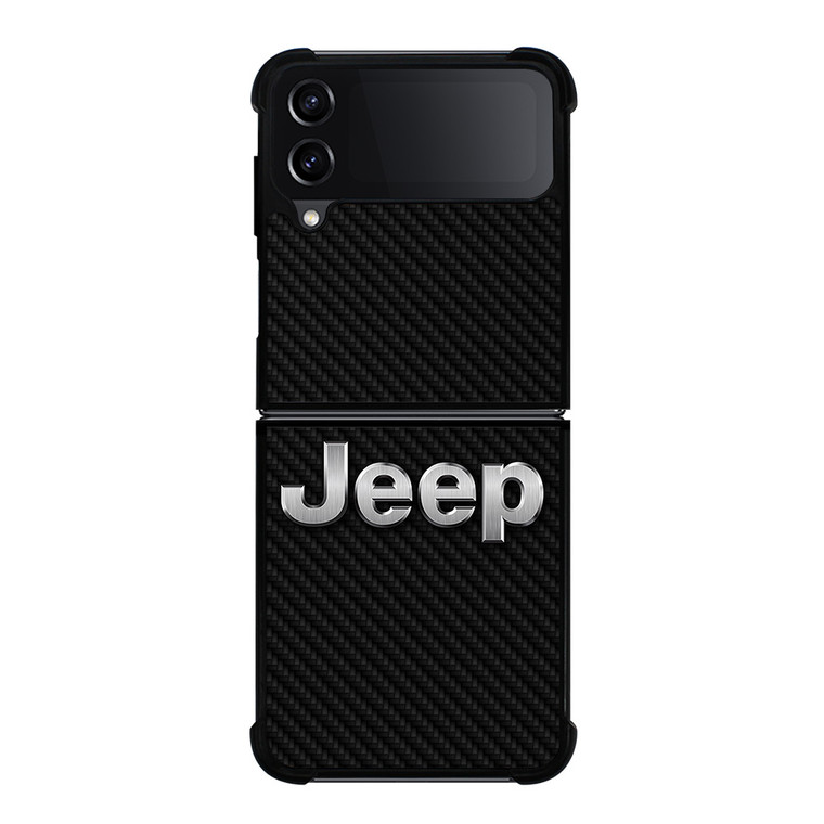 JEEP AUTOMOBILE CARBON FIBER Samsung Galaxy Z Flip 4 Case Cover