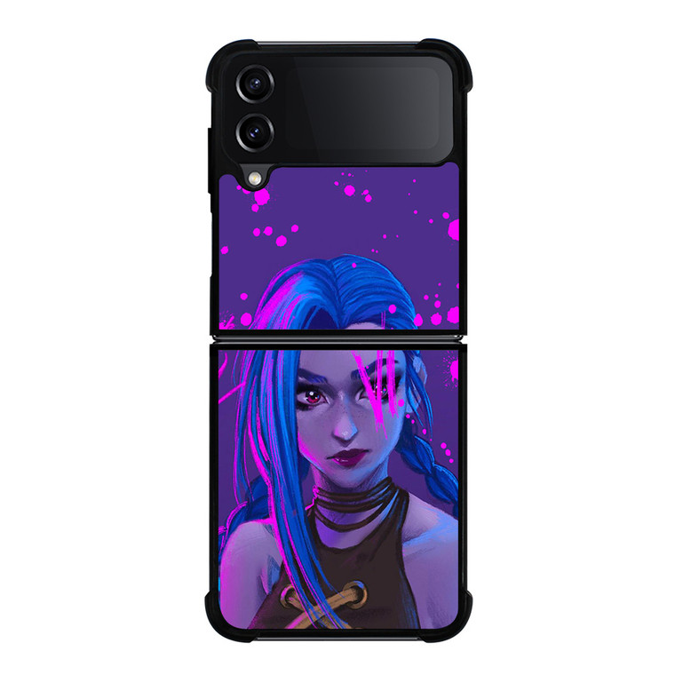 JINX ARCANE LEAGUE OF LEGENDS Samsung Galaxy Z Flip 4 Case Cover
