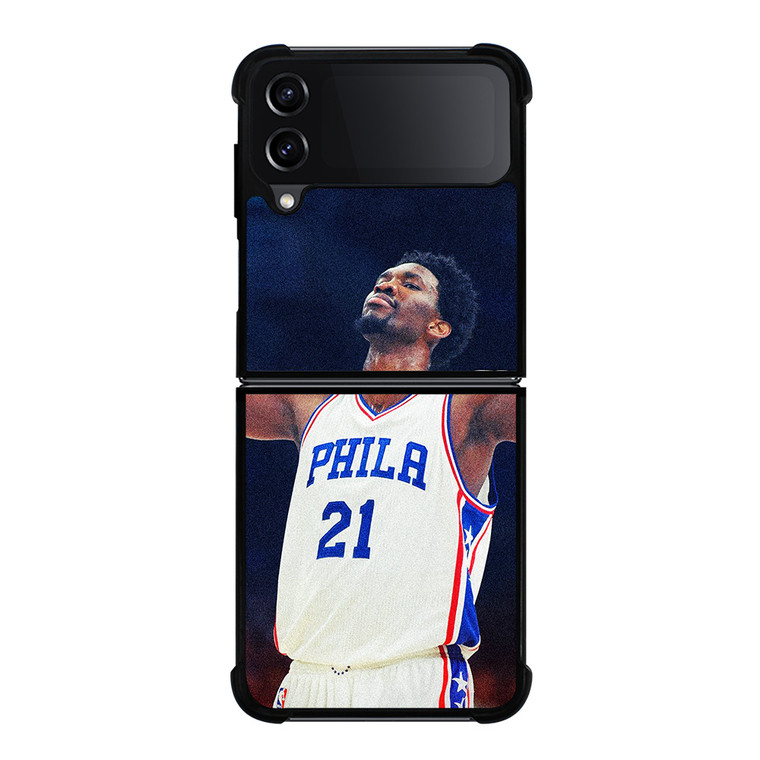 JOEL EMBIID PHILADELPHIA SIXERS Samsung Galaxy Z Flip 4 Case Cover