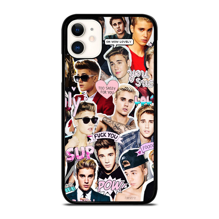 JUSTIN BIEBER COLLAGE iPhone 11 Case Cover
