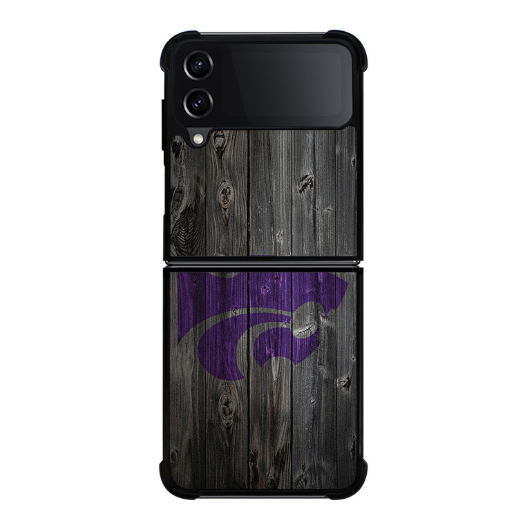 KANSAS CITY WILDCATS WOODEN LOGO Samsung Galaxy Z Flip 4 Case Cover