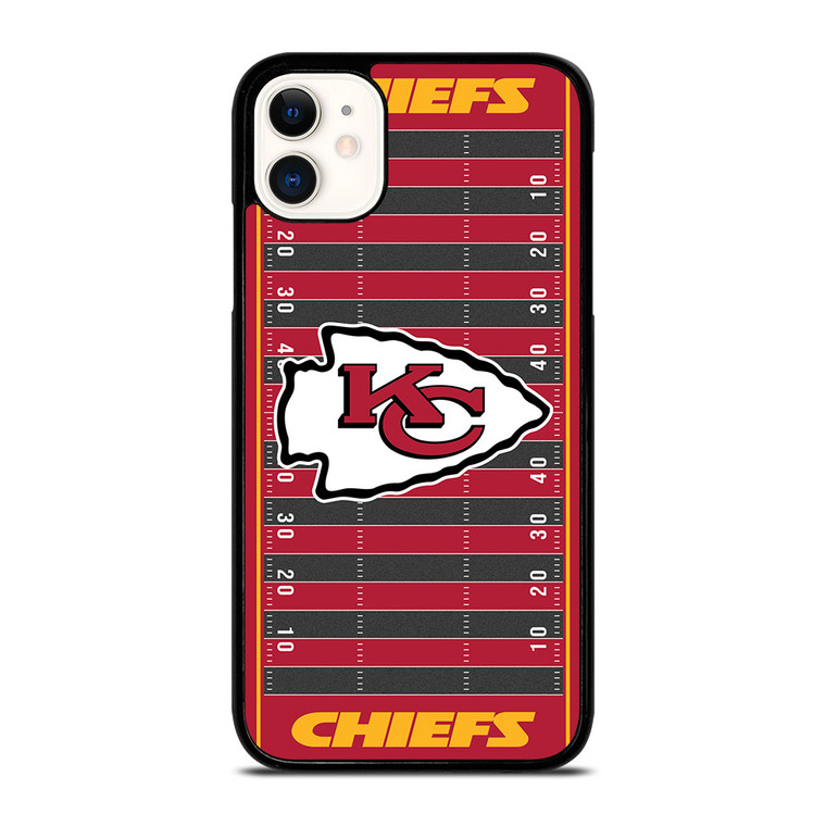 KANSAS CITY CHIEFS FOOTBALL FIELD iPhone 11 Case Cover