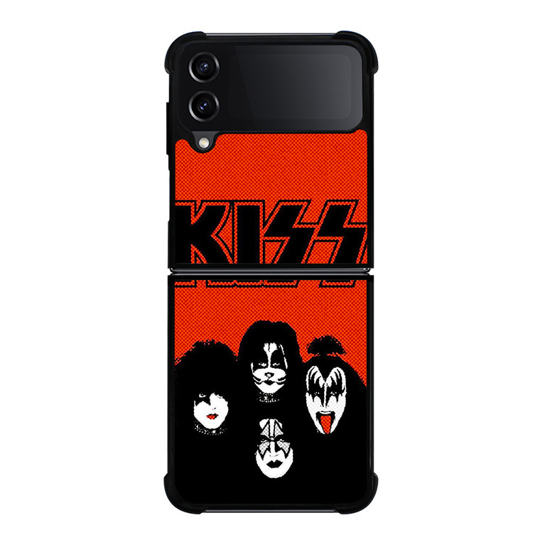 KISS RED ROCK BAND Samsung Galaxy Z Flip 4 Case Cover
