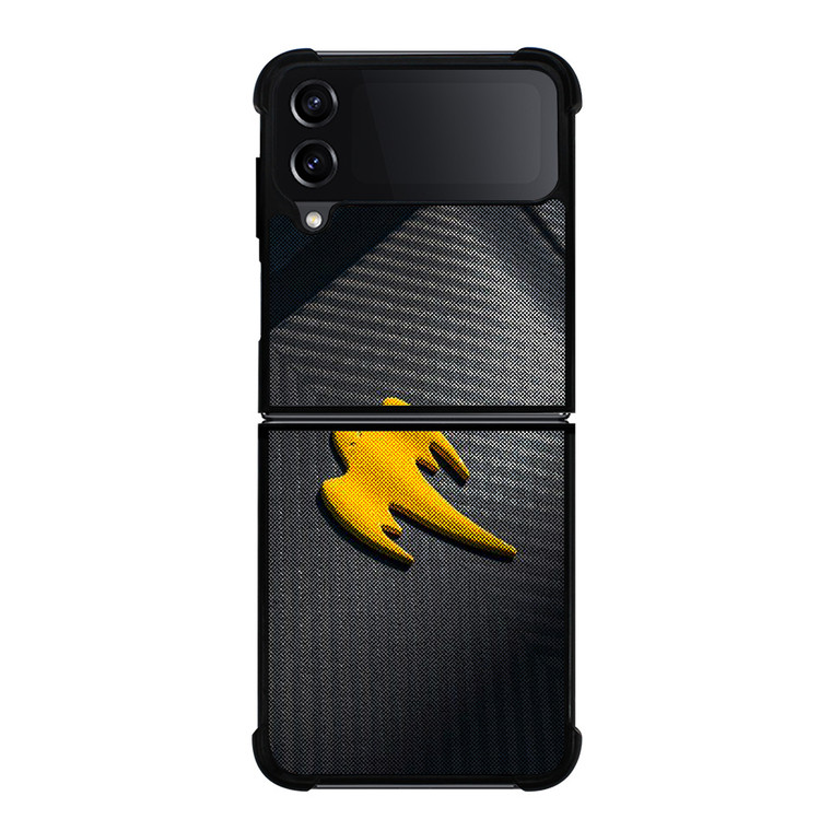 KOENIGSEGG GHOST CAR LOGO YELLOW Samsung Galaxy Z Flip 4 Case Cover KOENIGSEGG GHOST CAR LOGO YELLOW Samsung Galaxy Z Flip 4 Case Cover