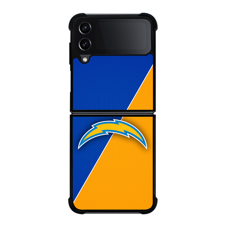 LOS ANGELES CHARGERS NFL FOOTBALL LOGO Samsung Galaxy Z Flip 4 Case Cover LOS ANGELES CHARGERS NFL FOOTBALL LOGO Samsung Galaxy Z Flip 4 Case Cover