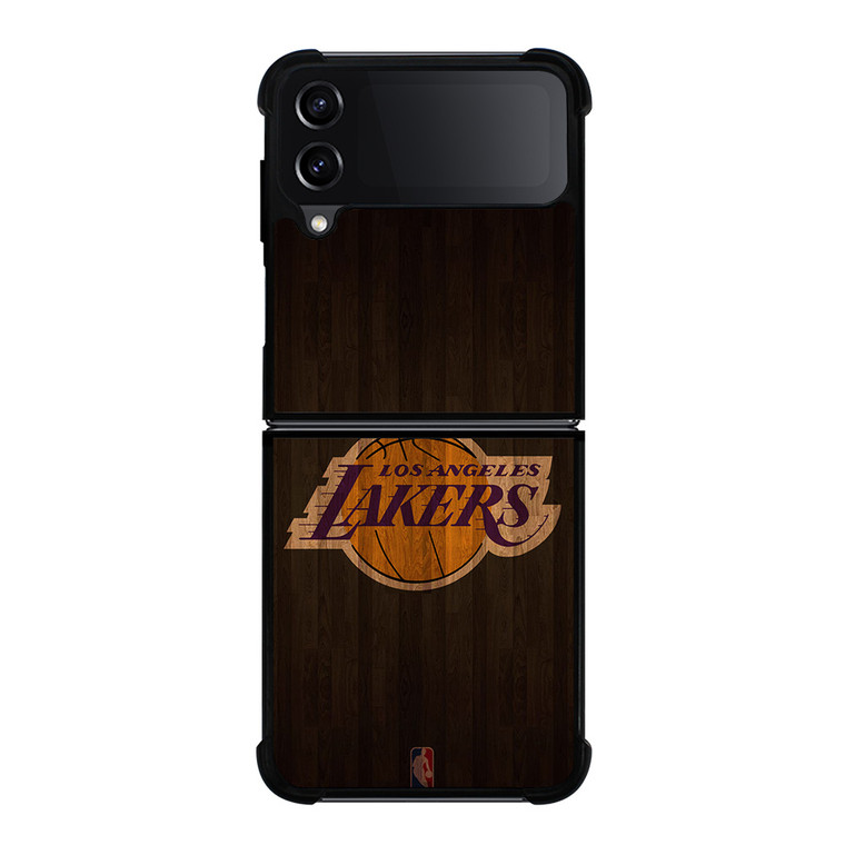 LOS ANGELES LAKERS BASKETBALL COURT NBA Samsung Galaxy Z Flip 4 Case Cover