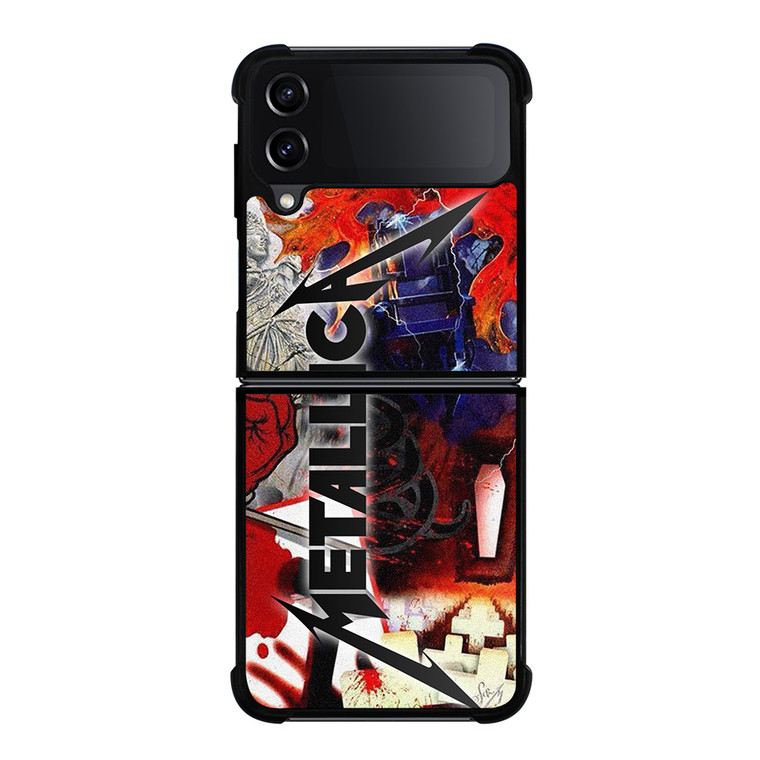 METALLICA ROCK BAND ALL ALBUM Samsung Galaxy Z Flip 4 Case Cover