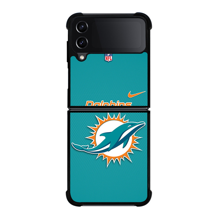 MIAMI DOLPHINS NFL FOOTBALL NIKE Samsung Galaxy Z Flip 4 Case Cover