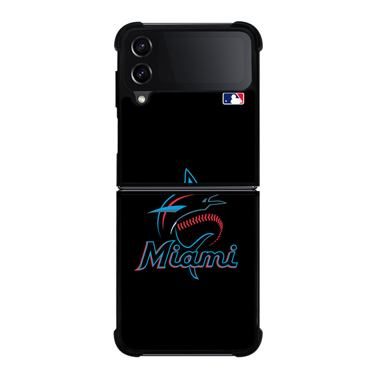 MIAMI MARLINS MLB LOGO Samsung Galaxy Z Flip 4 Case Cover