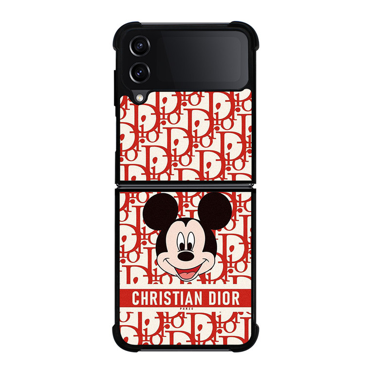 MICKEY MOUSE CHRISTIAN DIOR PARIS Samsung Galaxy Z Flip 4 Case Cover