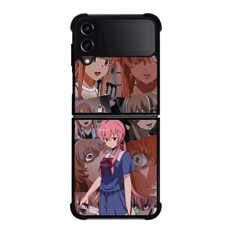 MIRAI NIKKI ANIME COLLAGE Samsung Galaxy Z Flip 4 Case Cover