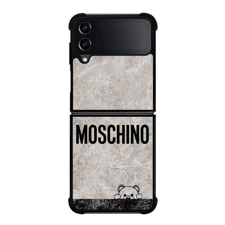 MOSCHINO BEAR HIDING Samsung Galaxy Z Flip 4 Case Cover